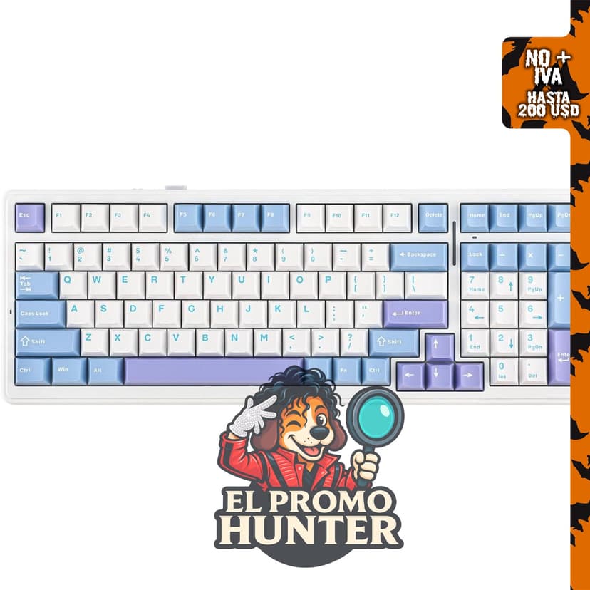 EPOMAKER x Aula F99 Teclado mecánico inalámbrico con junta intercambiable.