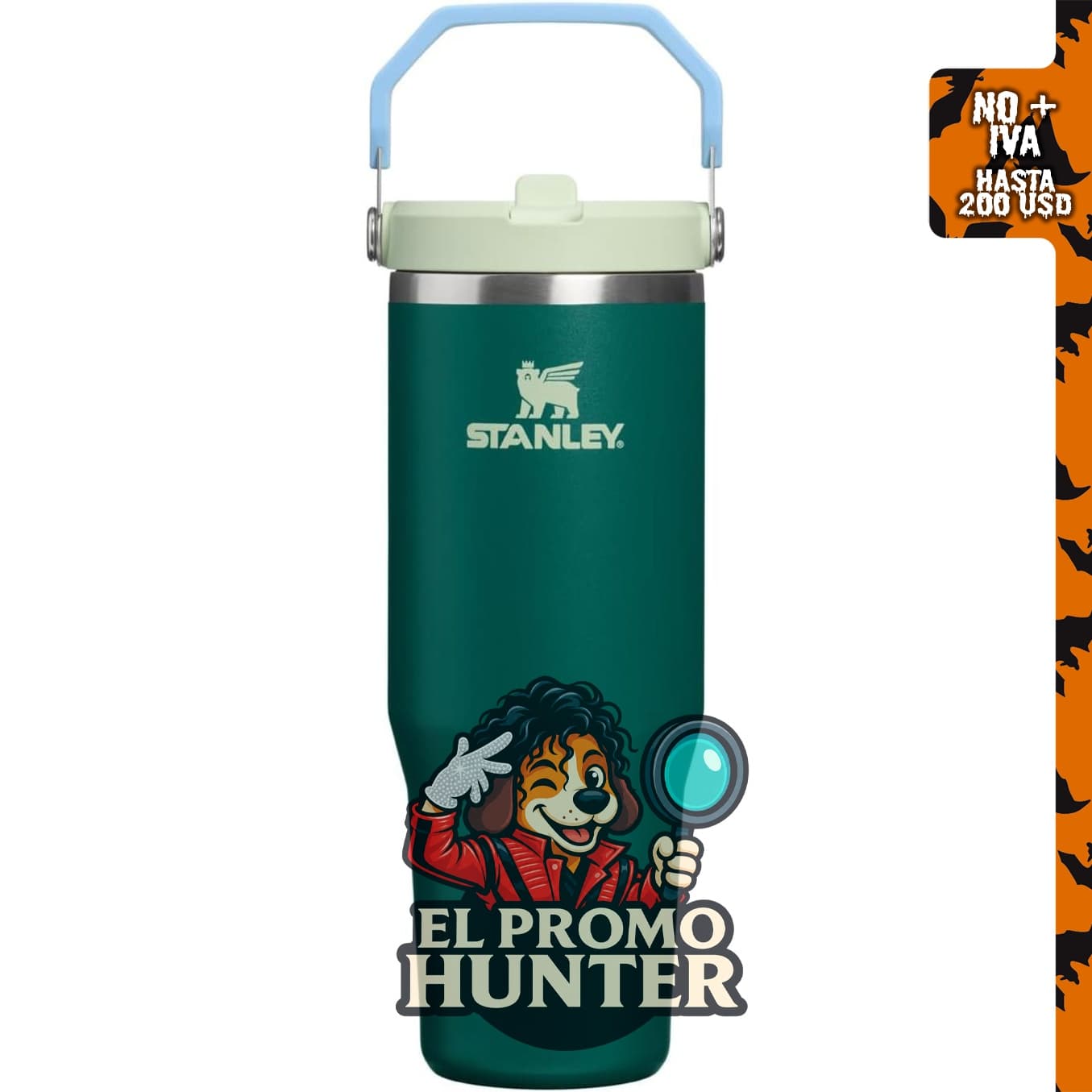 STANLEY IceFlow 2.0 - Vaso con pajita de 30 onzas (887 ml), color esmeralda.