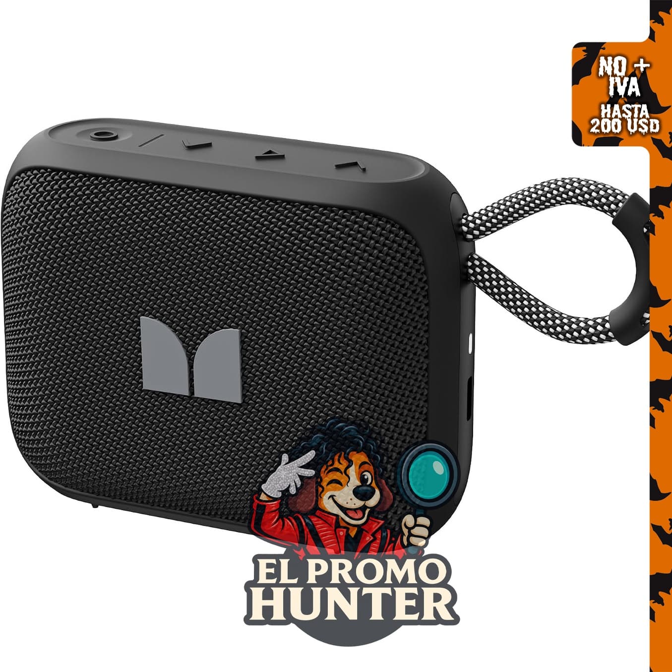 Monster S520 Altavoces Bluetooth portátiles, altavoz inalámbrico con sonido estéreo, Bluetooth 6.0.