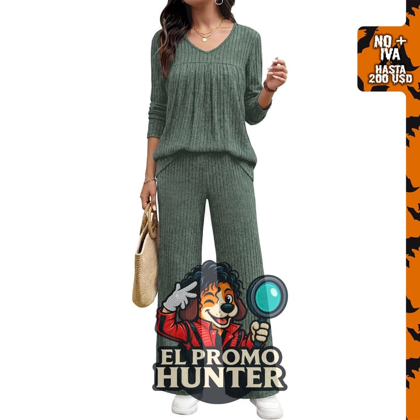 Conjunto de pijama de 2 piezas para mujer WIHOLL.
