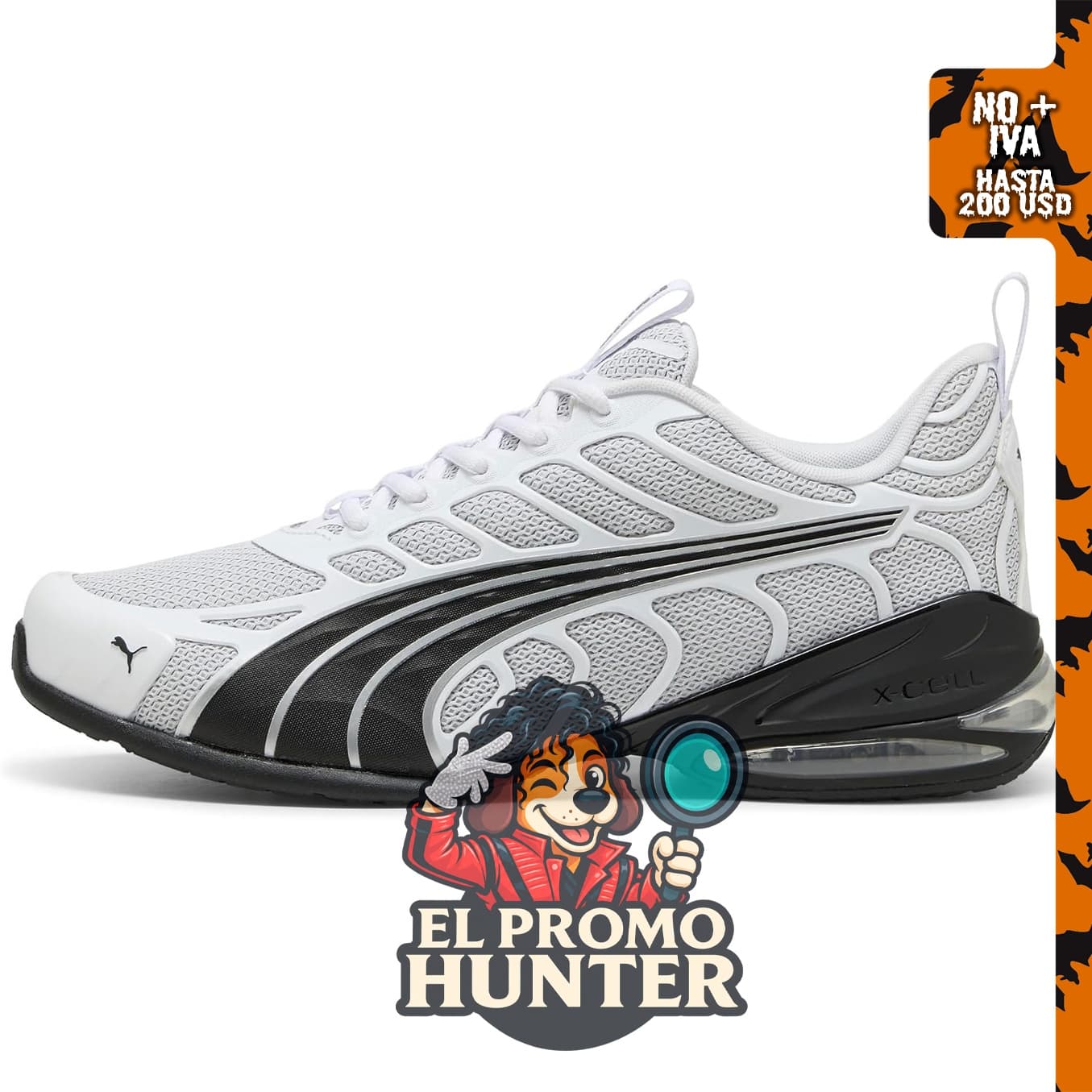 Zapatillas PUMA Hombres Voltra Lace Up, color rojo.