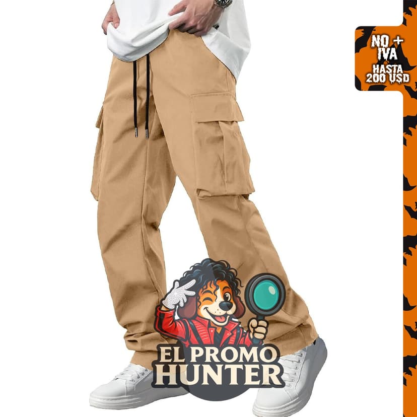 Comdecevis Pantalones cargo para hombre, joggers elásticos y pantalones de senderismo.