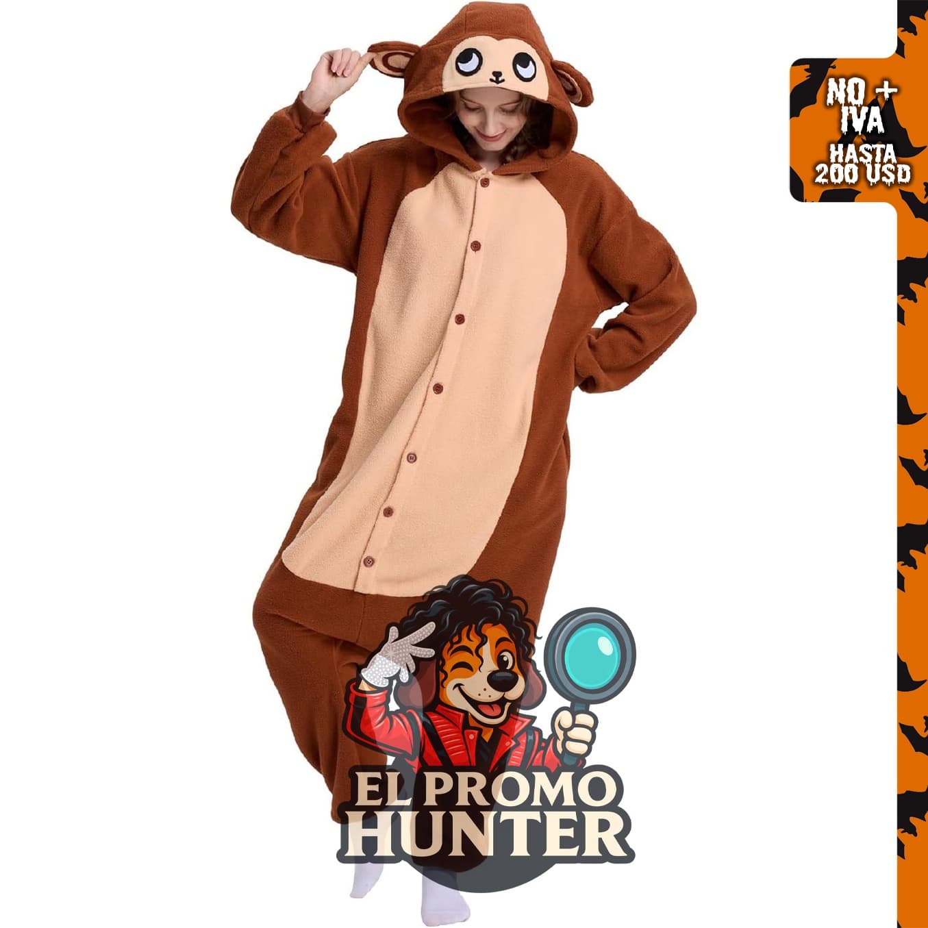 Pijama mameluco unisex Cilbmua para mujer, disfraz de animales para Halloween y cosplay.