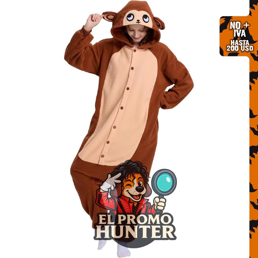 Pijama mameluco unisex Cilbmua para mujer, disfraz de animales para Halloween y cosplay.