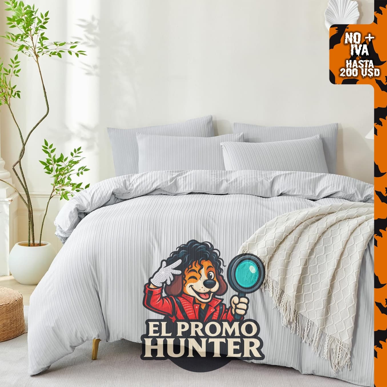 Juego de edredón TISPLR gris claro, tamaño King, 3 piezas, microfibra lavada, jacquard, incluye 2 fundas de almohada.