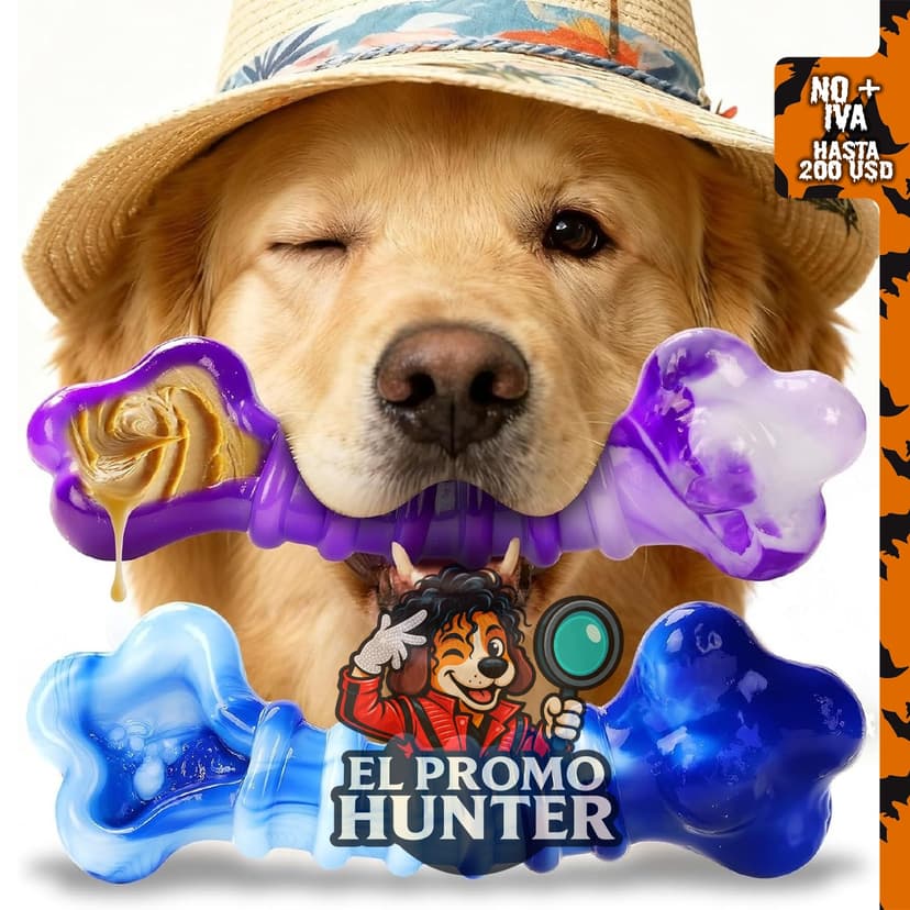 Kseroo Paquete de 2 juguetes indestructibles para perros masticadores.