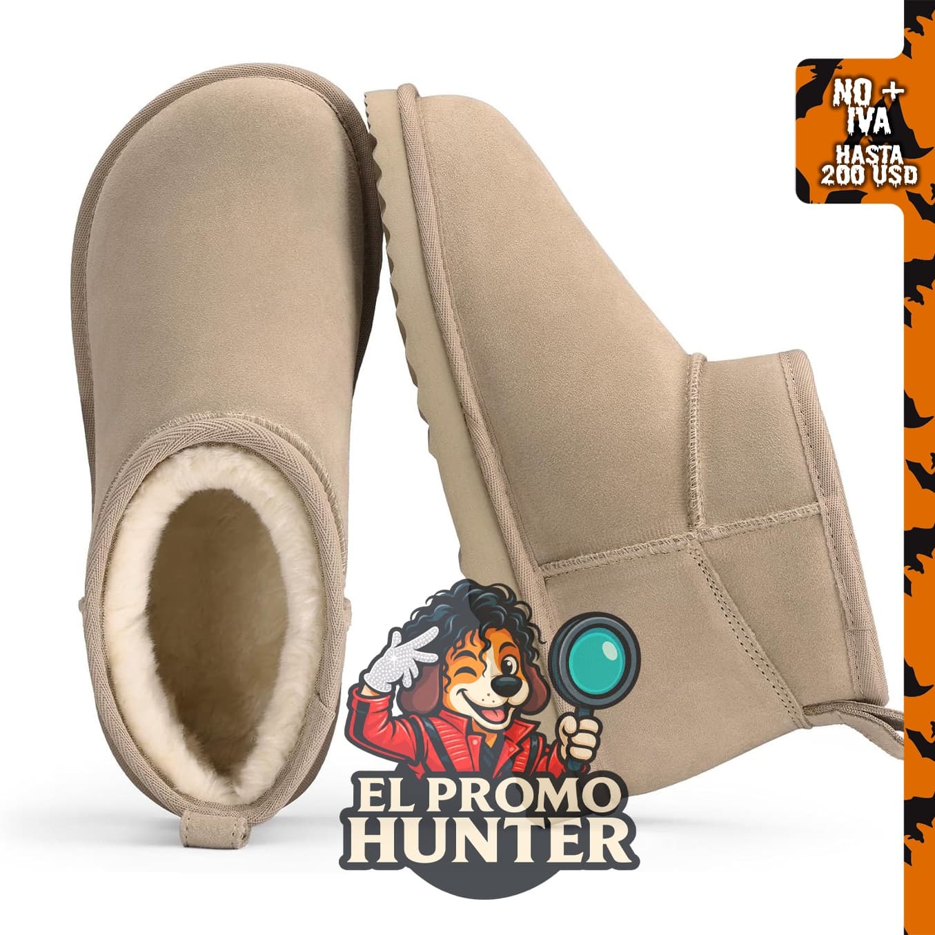 DREAM PAIRS Botas de nieve de invierno para mujer, botines clásicos.