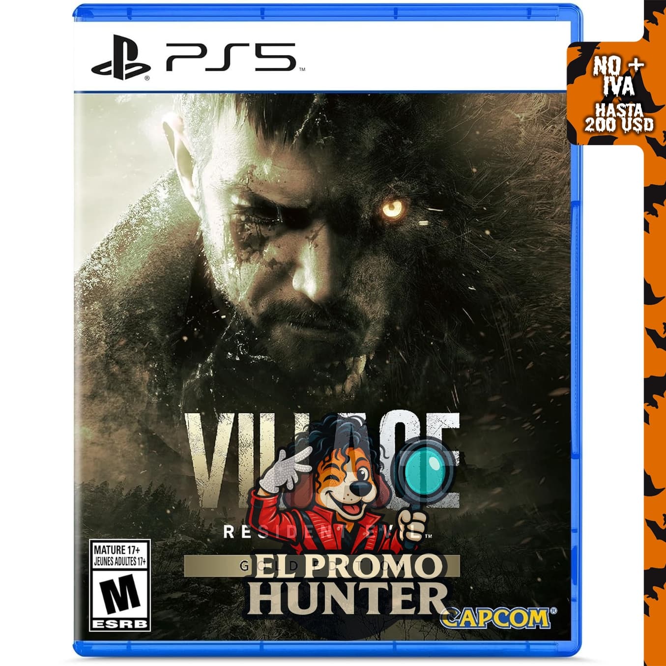Resident Evil Village Gold Edition para PS5, juego de acción y aventura.