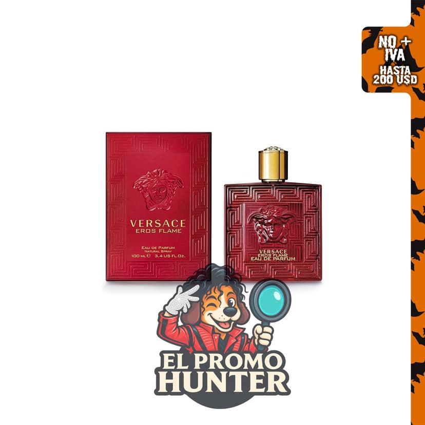 Versace Eros Flame para Hombre - Perfume en aerosol de 100 ml.