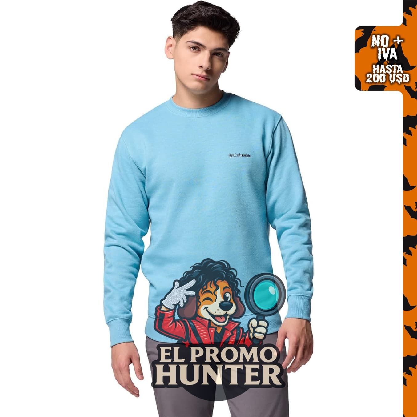 Columbia Hart Mountain II Crew para hombre, prenda de vestir de manga larga.