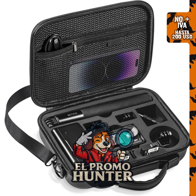 Funda de transporte para DJI Osmo Action 5 Pro/Action 4, bolsa rígida de viaje.