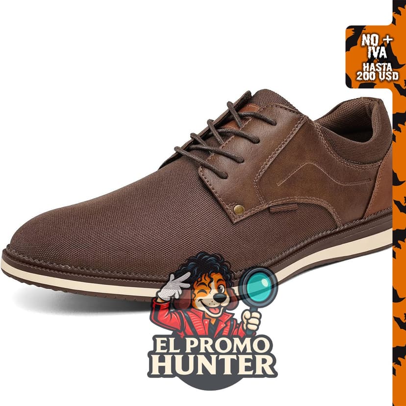 Zapatos Oxfords de vestir casuales para hombre.