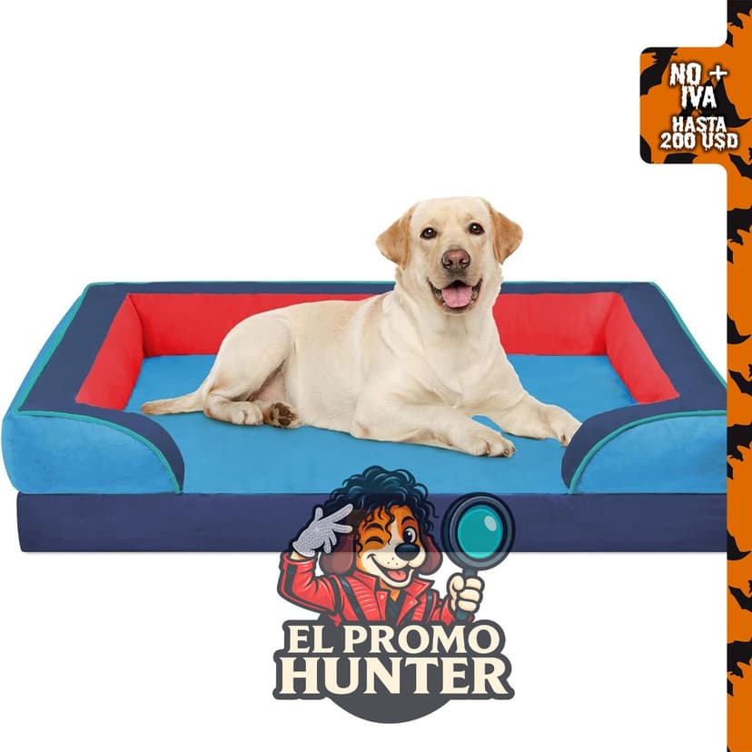 Comfort Expression cama ortopédica para perros extra grandes con cojín.
