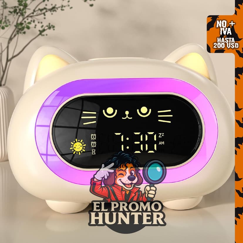 Reloj despertador para niños, modelo "Ok to Wake".