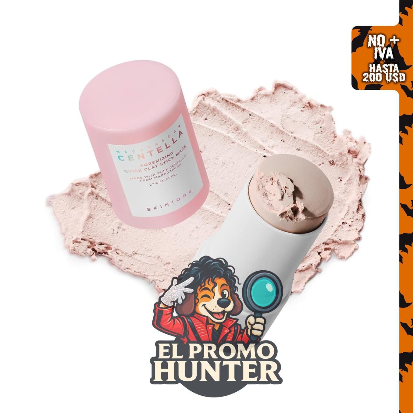 SKIN1004 Máscara de arcilla poremizante para el cuidado del rostro.