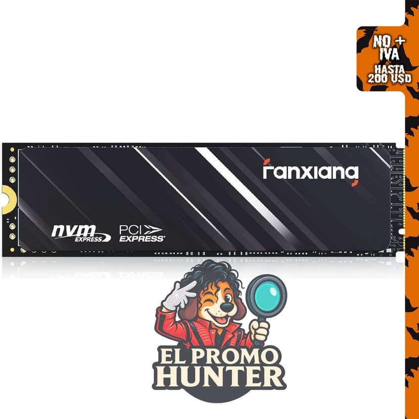 Fanxiang 1 TB NVMe SSD PCIe Gen4 M.2, unidad de estado sólido interna con velocidad de hasta 4800 MB/s.
