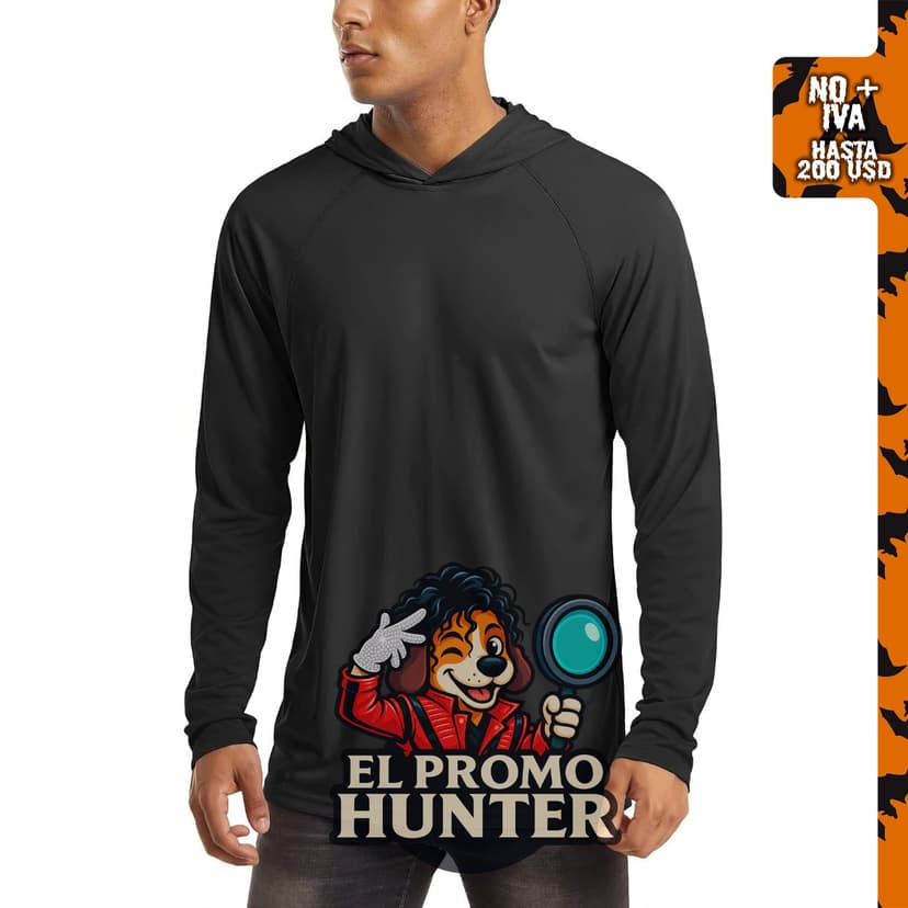 MAGCOMSEN Camisetas con capucha para hombre, manga larga, protección solar UPF 50+.