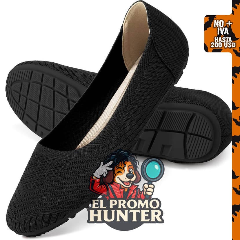 Reimferce Zapatos planos casuales para mujer, ligeros y antideslizantes.