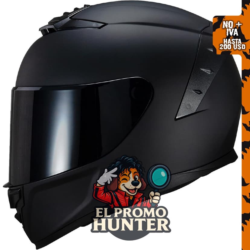Casco de motocicleta de cara completa MXJ Gear.