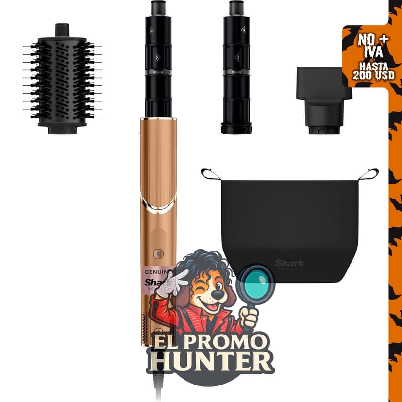 Shark FlexStyle Air Multi-Styler con sistema de secado Coanda en color cobre.