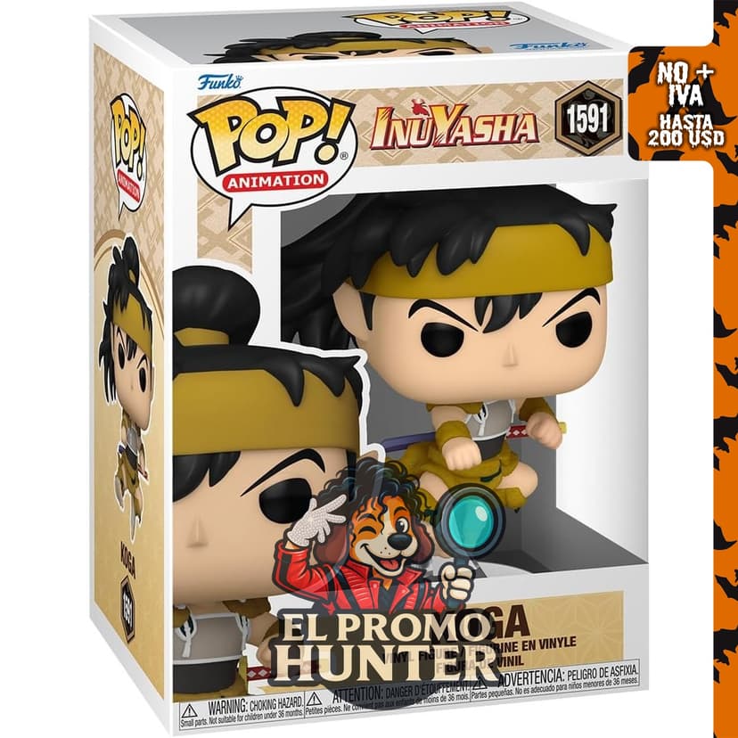 Funko POP! Animación: Inuyasha - Koga, figura coleccionable.