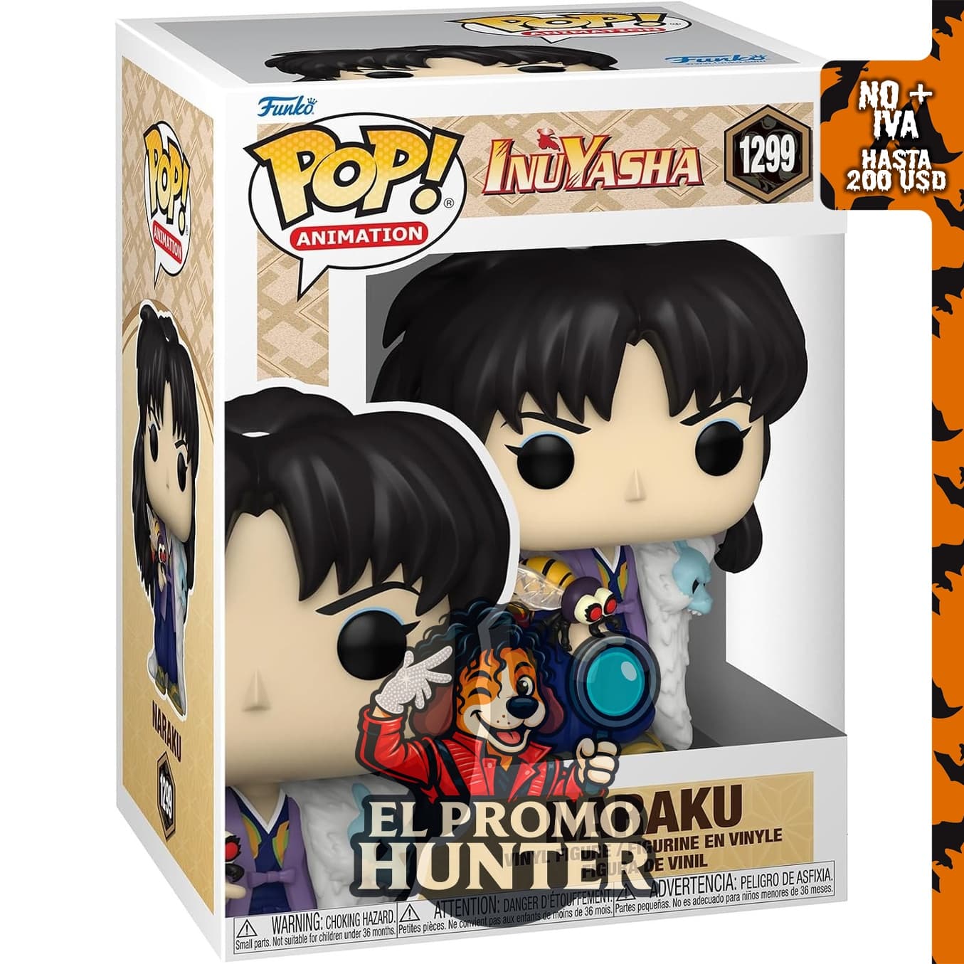 Funko Pop! Animation: Inuyasha - Naraku, figura de vinilo coleccionable para fans del anime.
