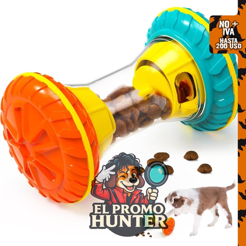 BoYoYo juguete interactivo para perros, rompecabezas dispensador de golosinas.