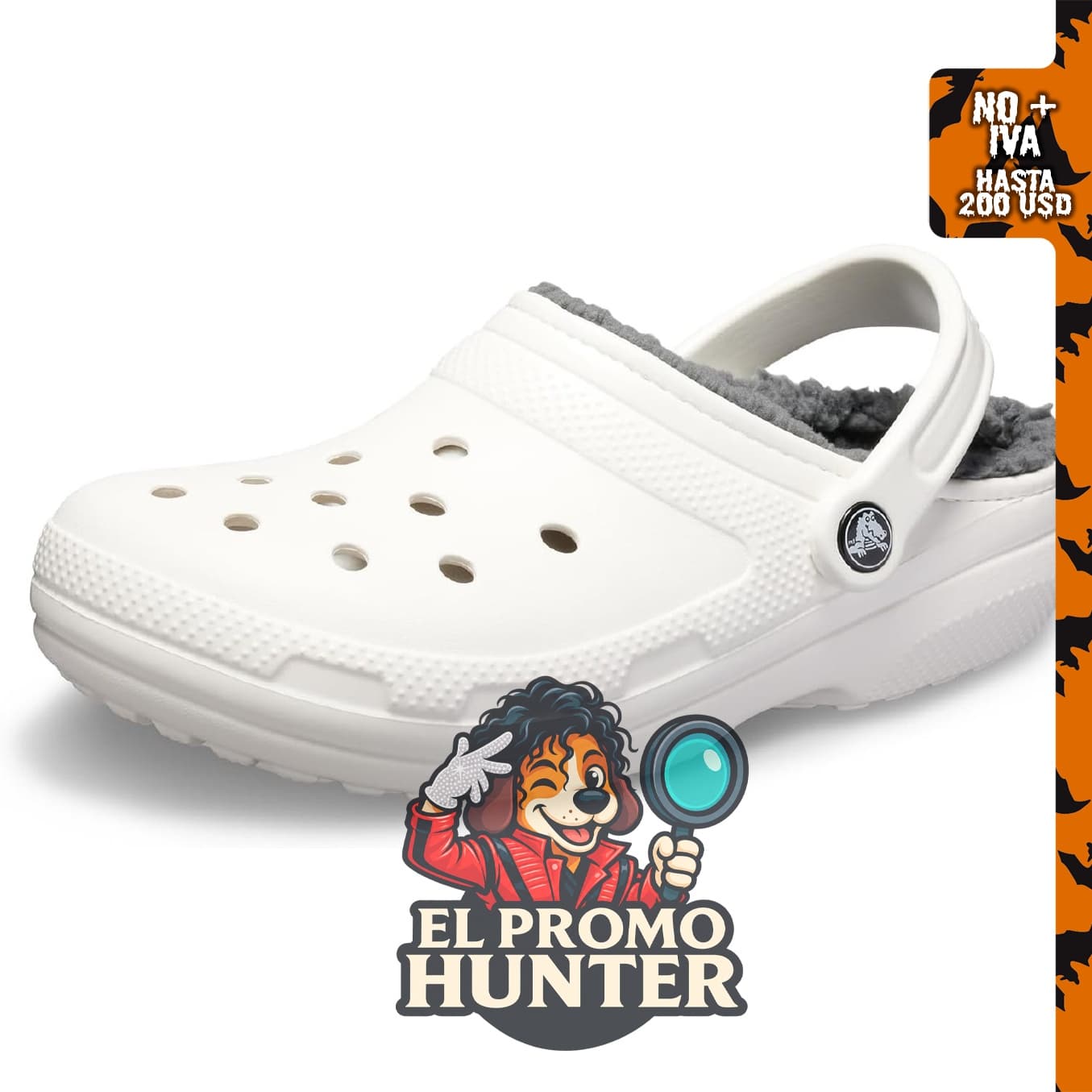 Crocs Chancletas clásicas unisex para adulto con forro.