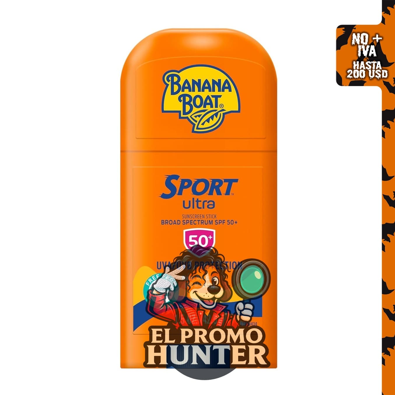Banana Boat Sport SPF 50 Protector solar en barra de 42.5 g.