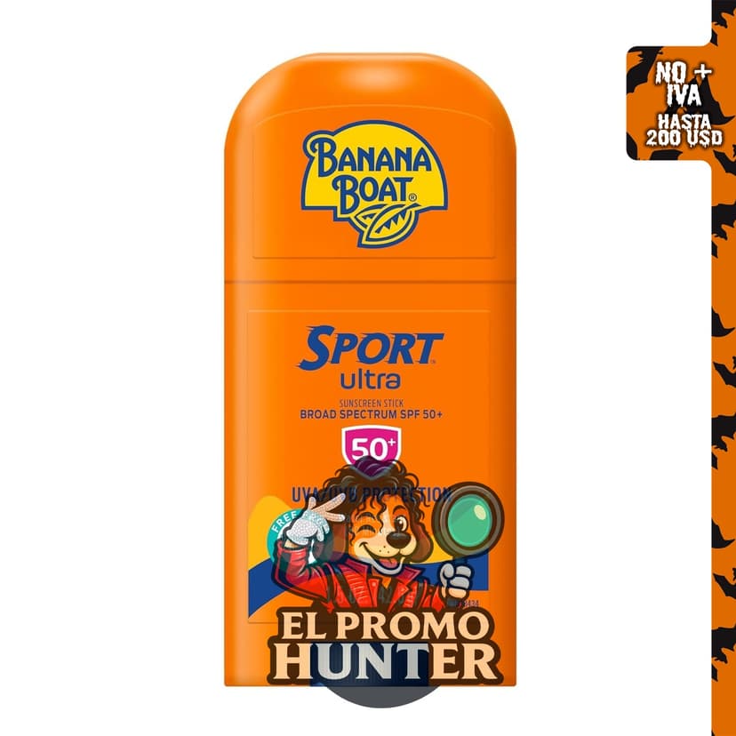 Banana Boat Sport SPF 50 Protector solar en barra de 42.5 g.