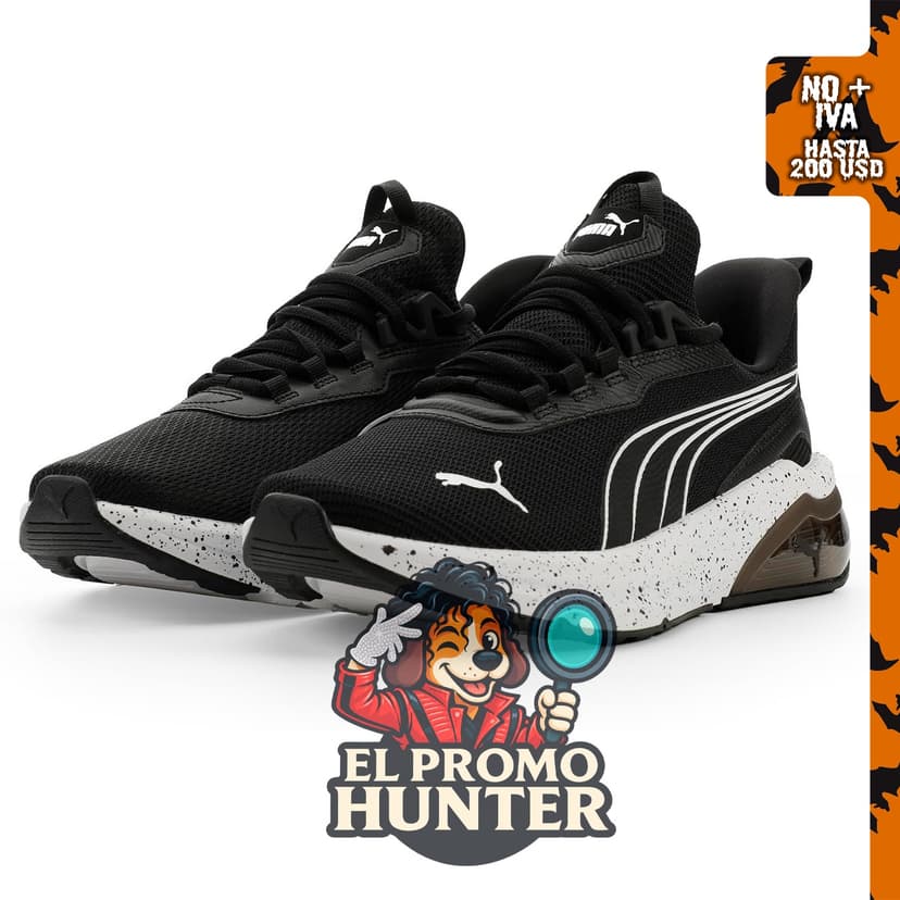 Puma Zapatos Buscador para hombre, diseño deportivo y suela de goma.