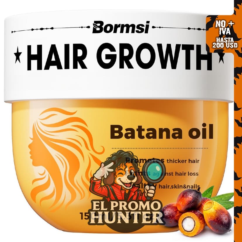 Aceite de batana 100% puro para el crecimiento del cabello, orgánico de Honduras.