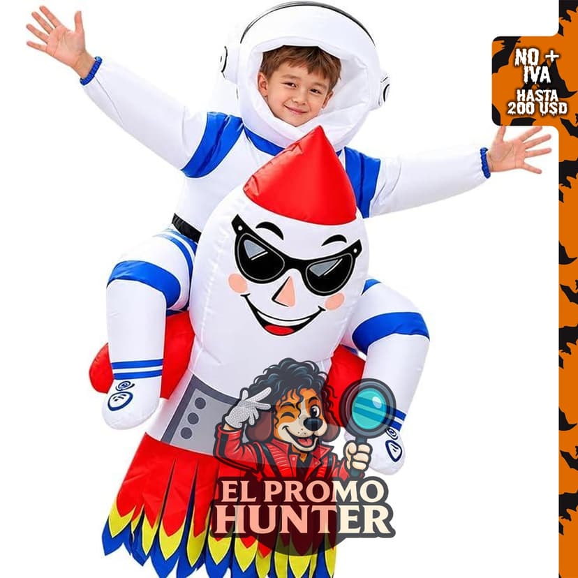 Disfraz inflable Skirfy para niños, adecuado para Halloween, talla 6+