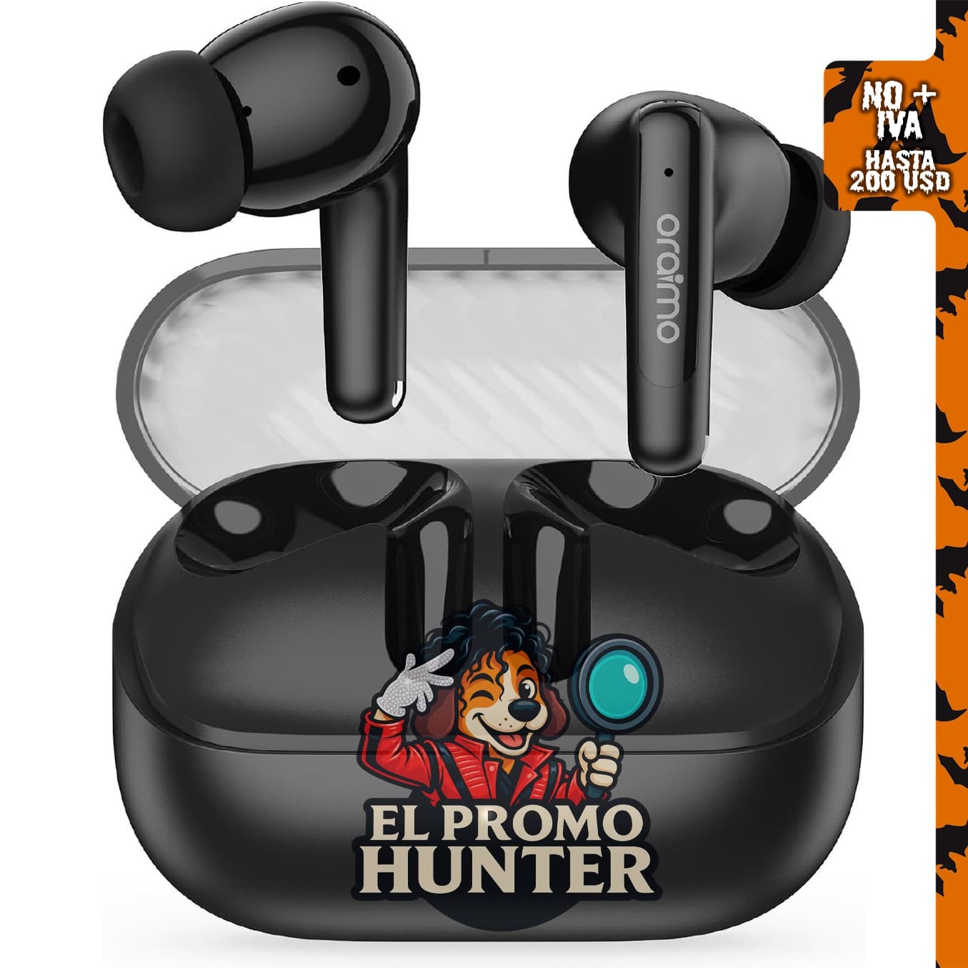 Oraimo SpaceBuds Neo - Auriculares inalámbricos Bluetooth con micrófono integrado y modo de juego.