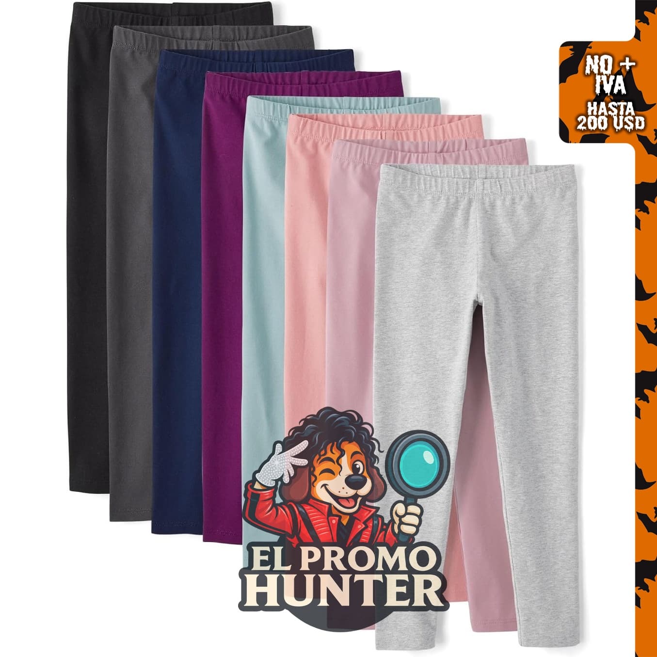 The Children's Place - Leggings de color sólido surtidas para bebés-niñas.