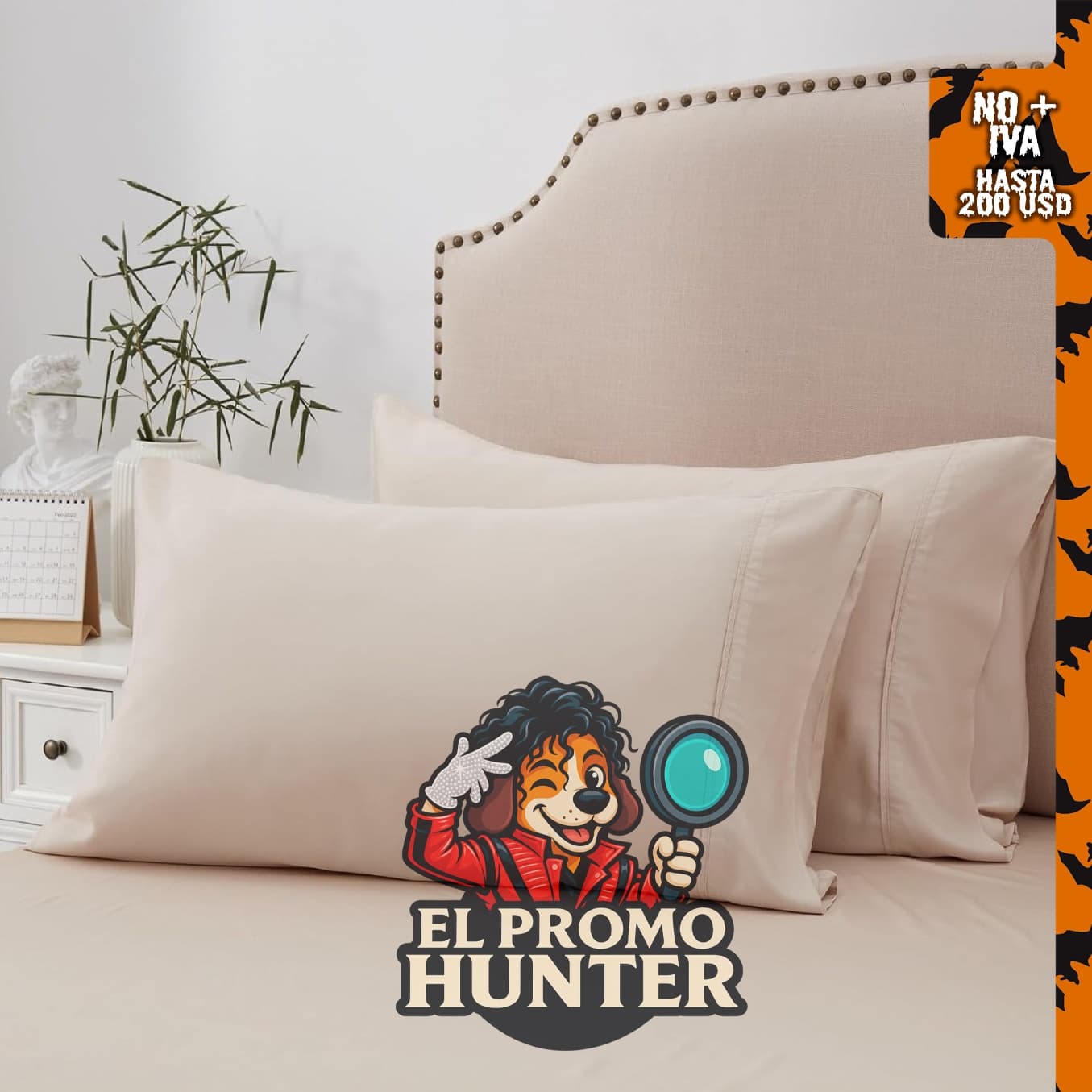 Juego de 2 fundas de almohada ACCURATEX, tamaño King, fabricadas en rayón derivado de bambú, con cierre envolvente.