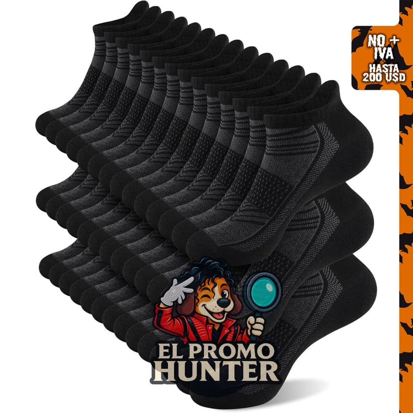 14 pares de calcetines de tobillo transpirables de corte bajo para hombre y mujer.