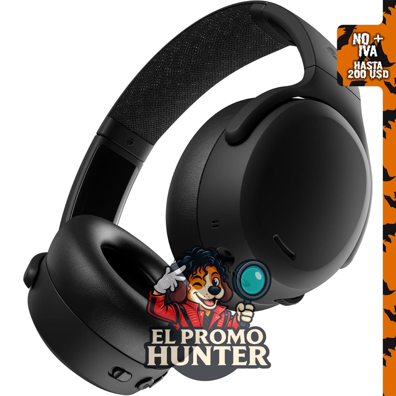 Skullcandy Crusher ANC 2, auriculares inalámbricos con cancelación de ruido.