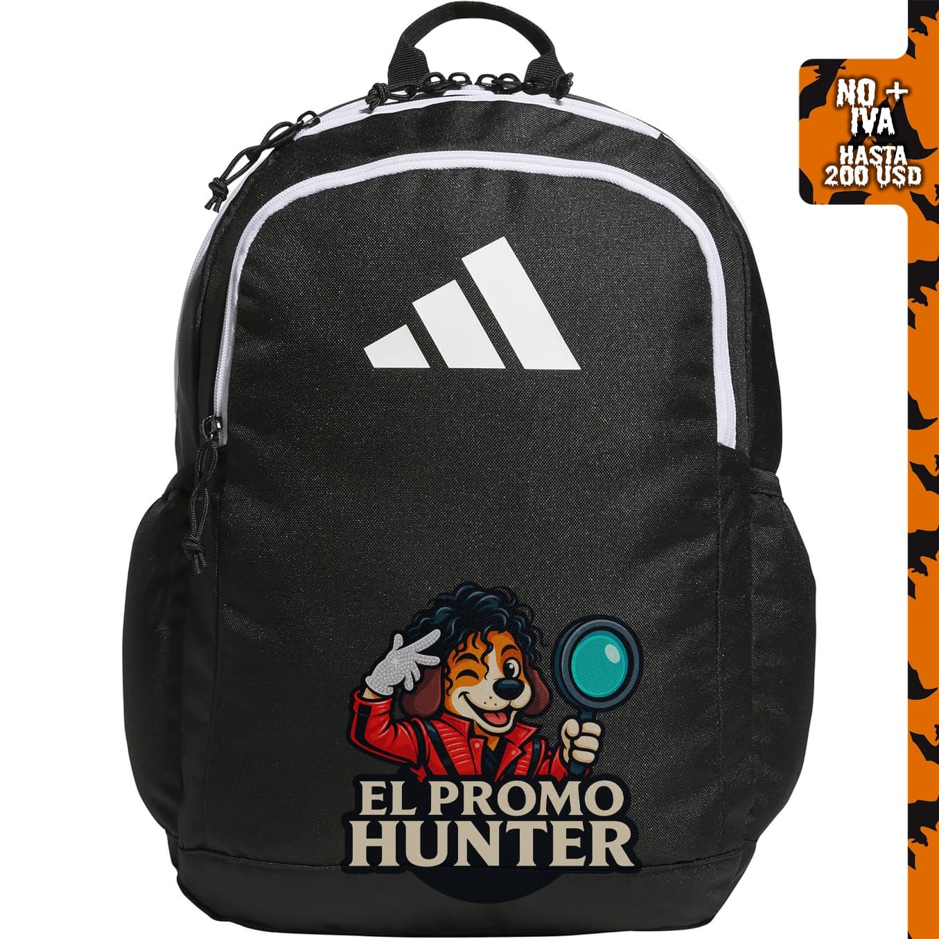 Mochila escolar adidas de 28 litros.