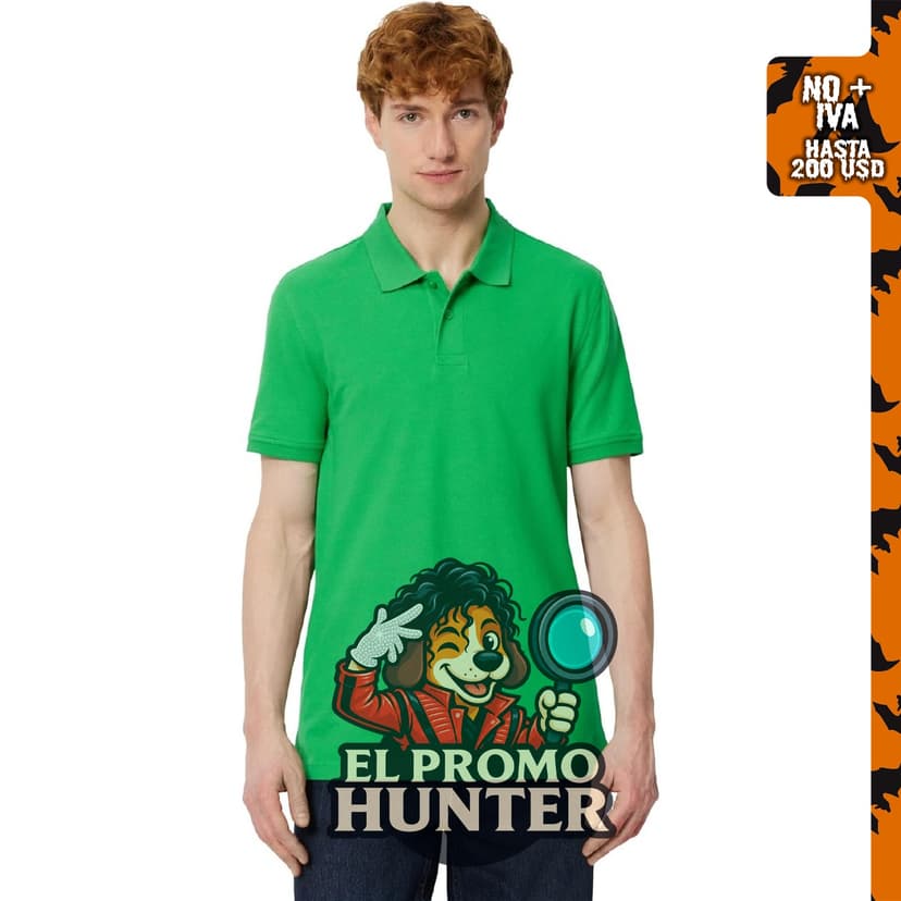 Camisa polo de algodón piqué de manga corta para hombre, ajuste slim.