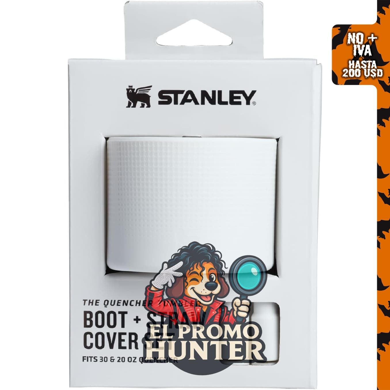 Stanley Quencher Bota y Tapa con Pajita, juego de accesorios para vaso de acero inoxidable, sin BPA.