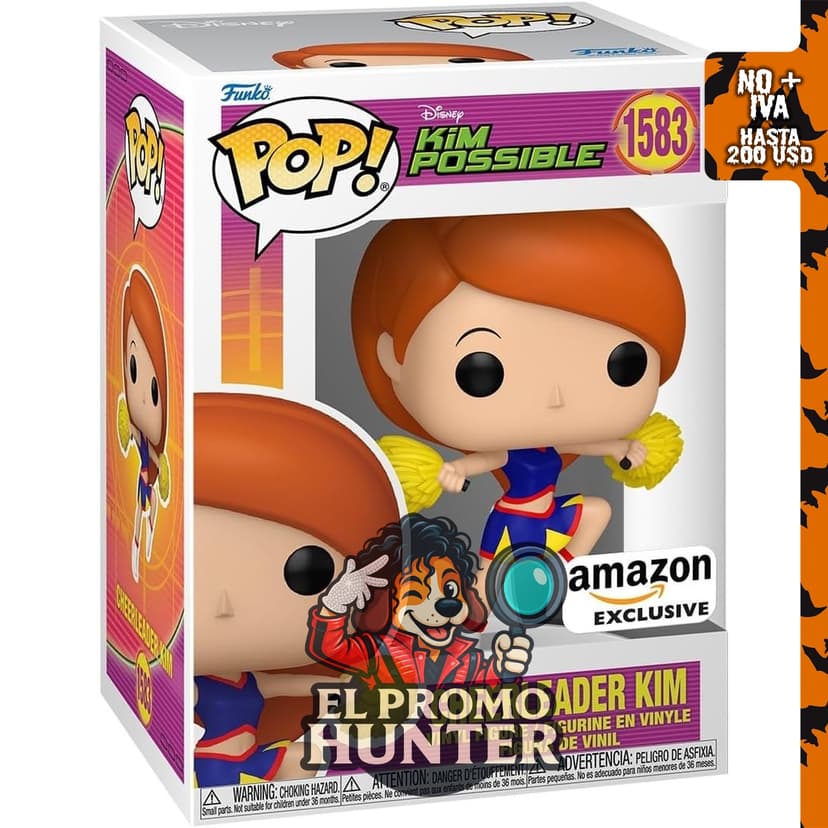 Funko Pop Disney Kim Possible Cheerleader, figura de vinilo coleccionable.