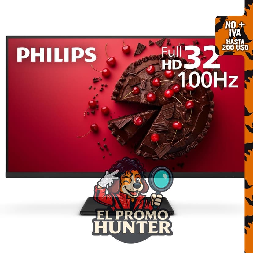 Monitor Philips FHD 100Hz VA de 32 pulgadas.