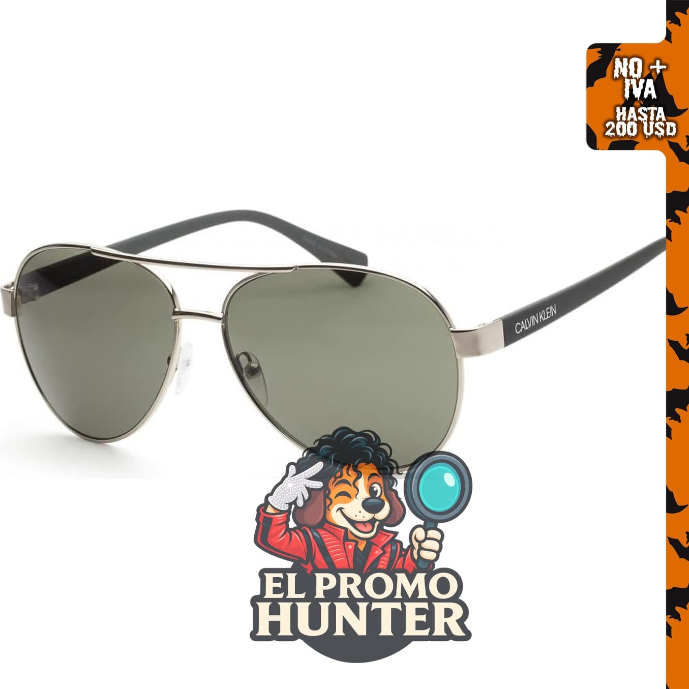 Gafas de sol Calvin Klein CK19316S Aviator para hombre.