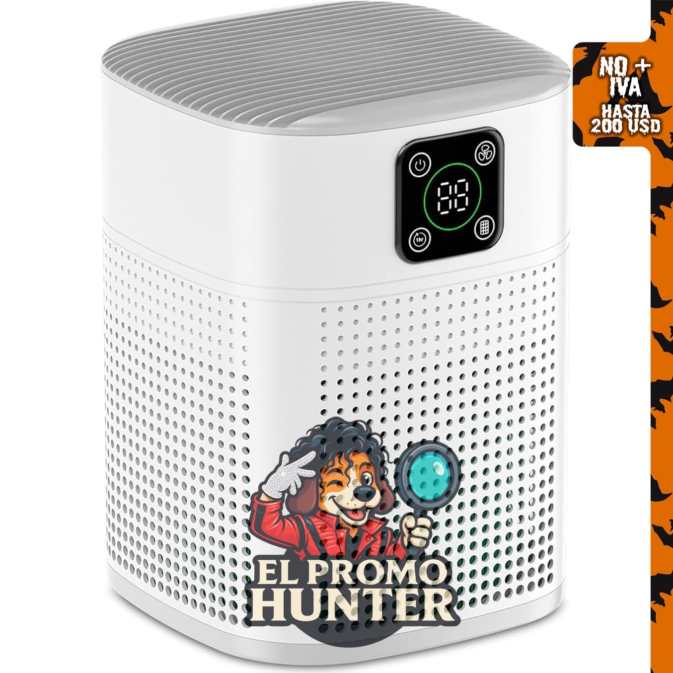 Honeyuan Purificador de aire para dormitorio con filtro HEPA H13.