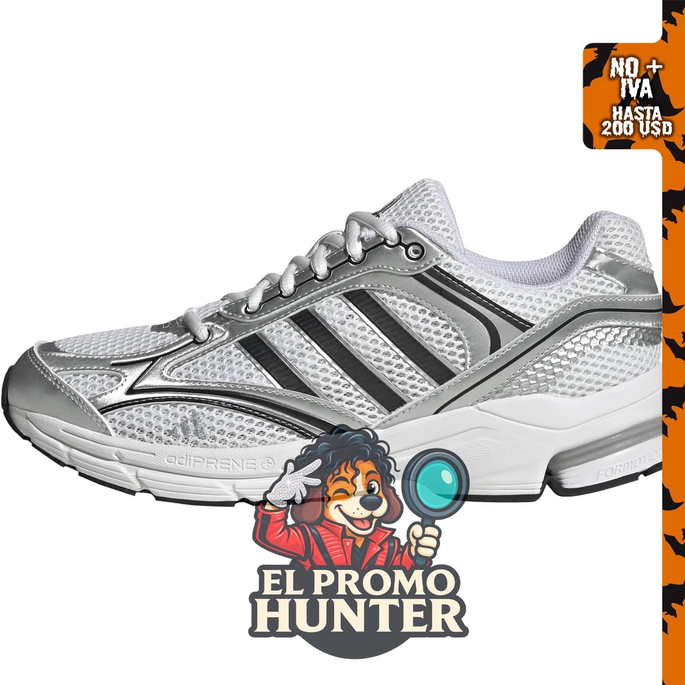 adidas Hombres Spiritain 2000 Zapatillas Casual - Blanco