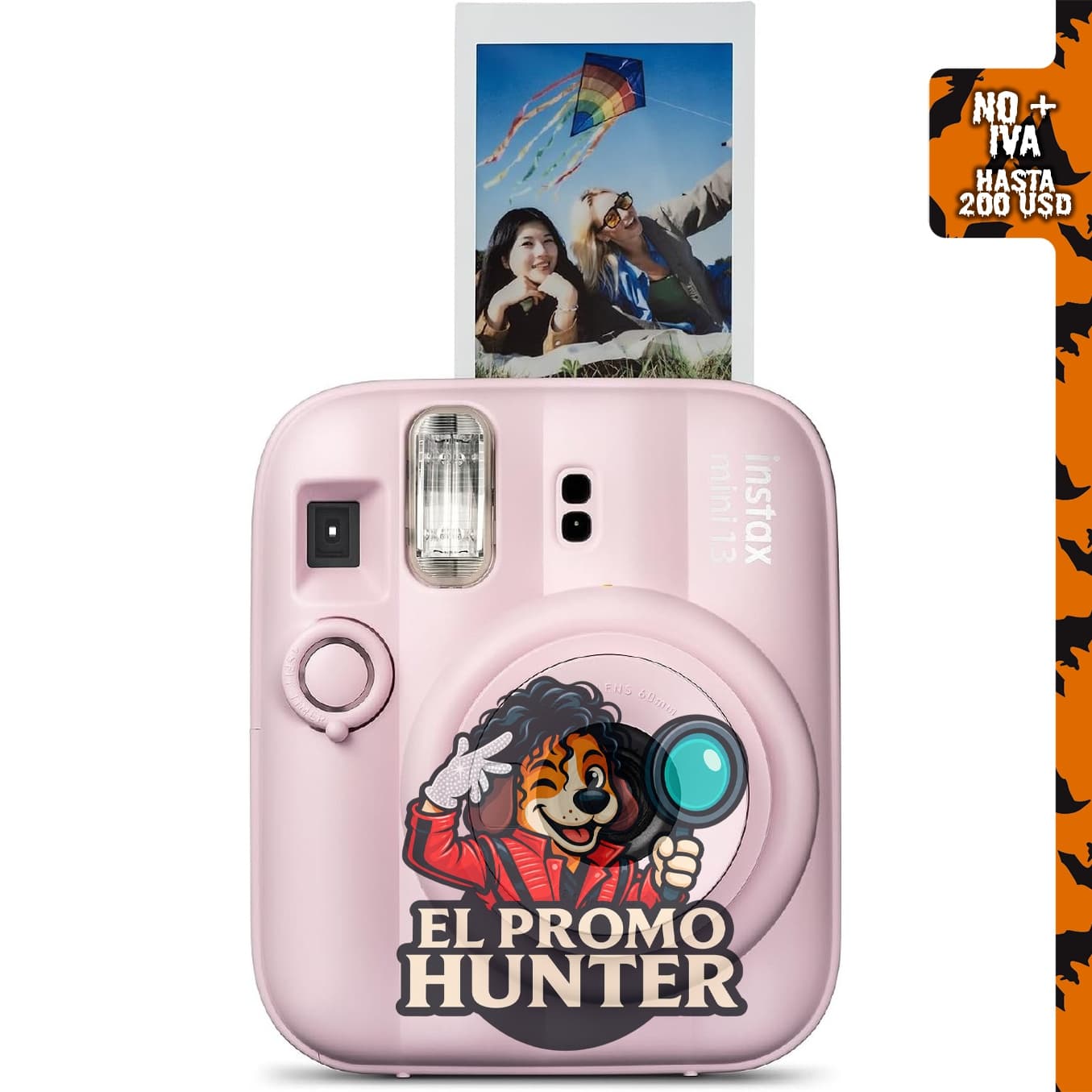 FUJIFILM Instax Mini 13 Cámara de Película Instantánea - Rosa Caramelo