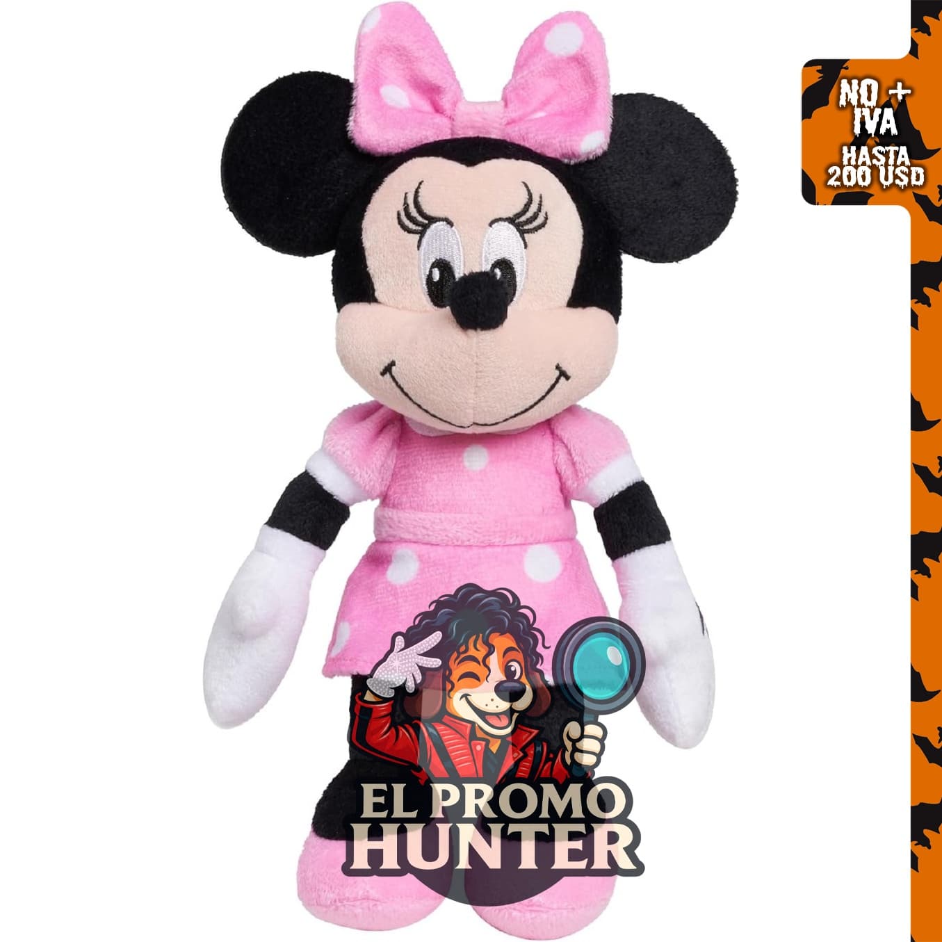 Peluche de Minnie Mouse de Disney Junior, figura de peluche.