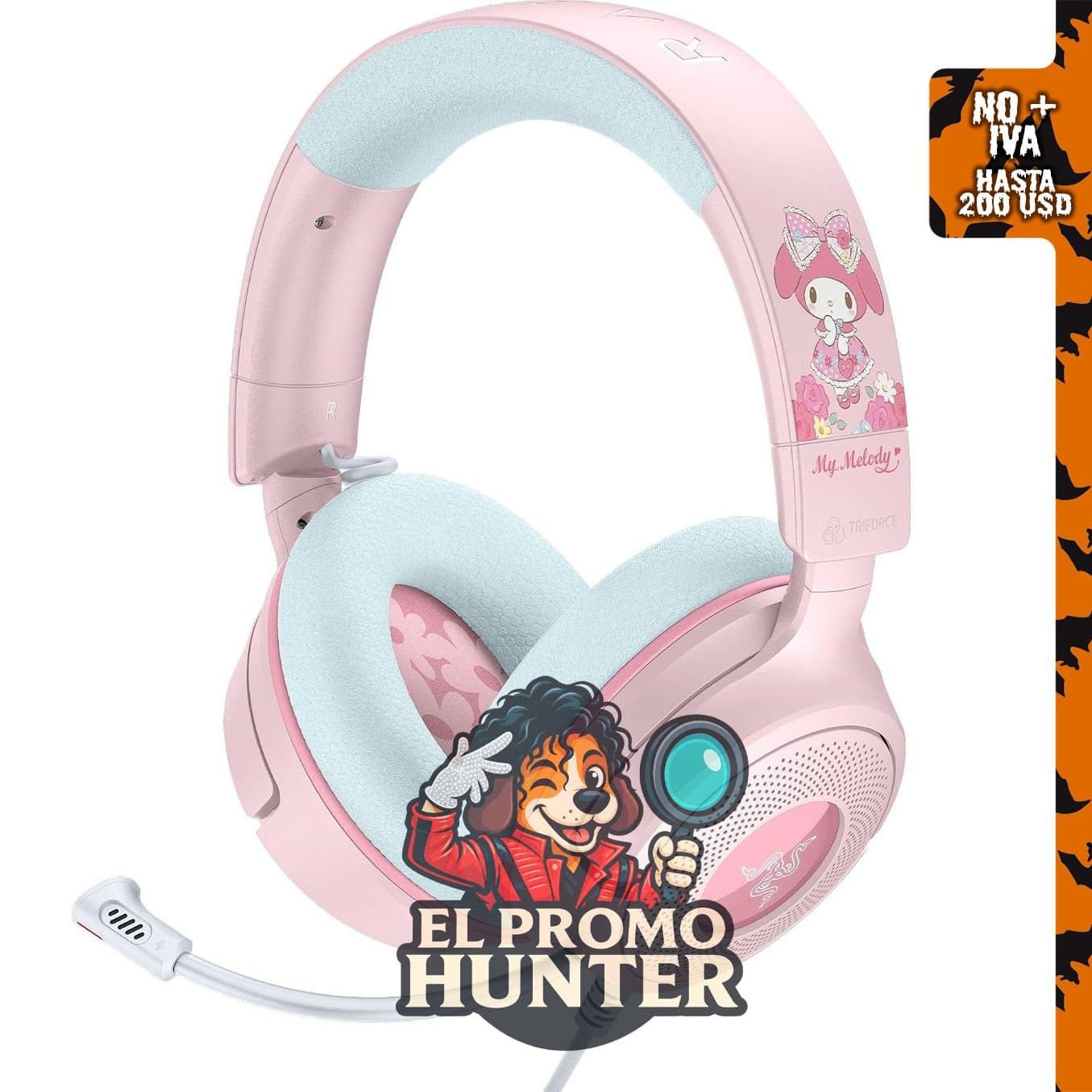 Razer Kraken V4 X Auriculares para juegos USB-C y tipo A con cable.