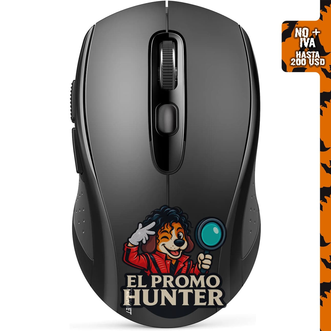 TECKNET Mouse Bluetooth inalámbrico de 4000 DPI, compatible con MacBook y portátil, incluye receptor USB.